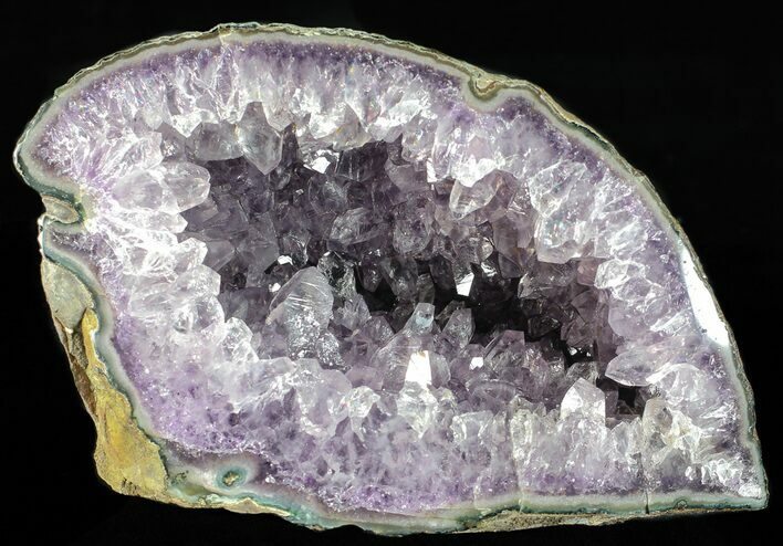 Sparkling Purple Amethyst Geode - Uruguay #57213